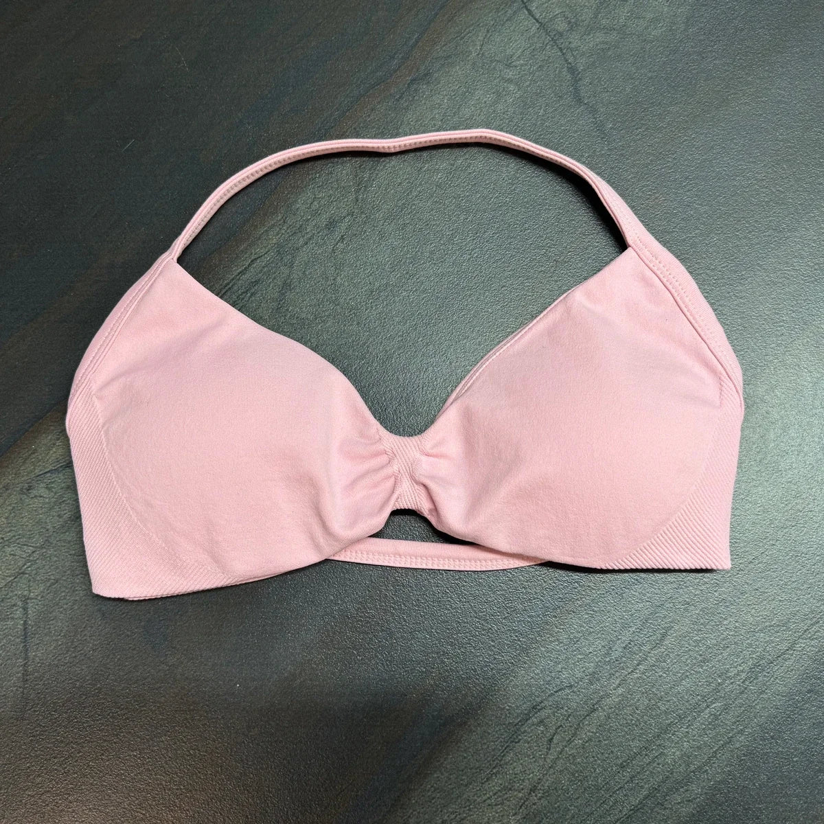 Minimal Halterneck Sports Bra