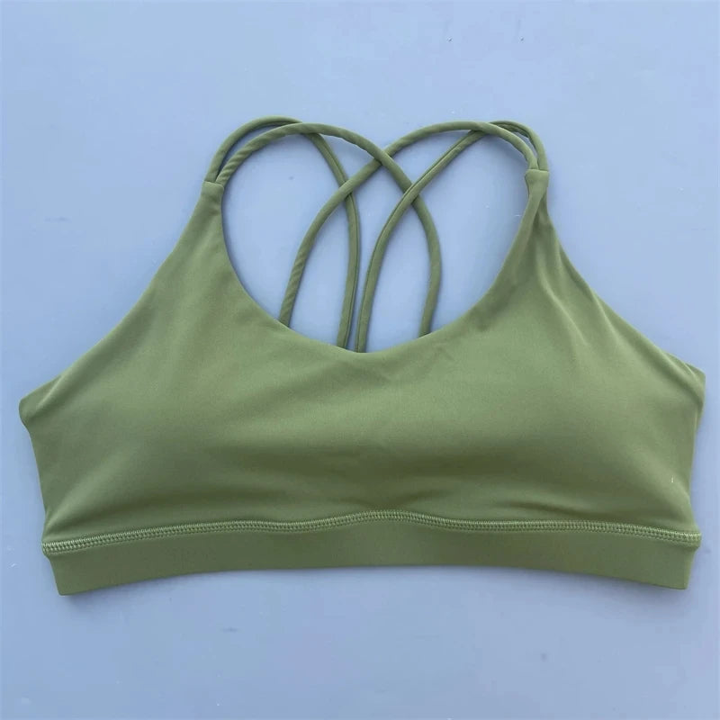 Cross back Sports Bra