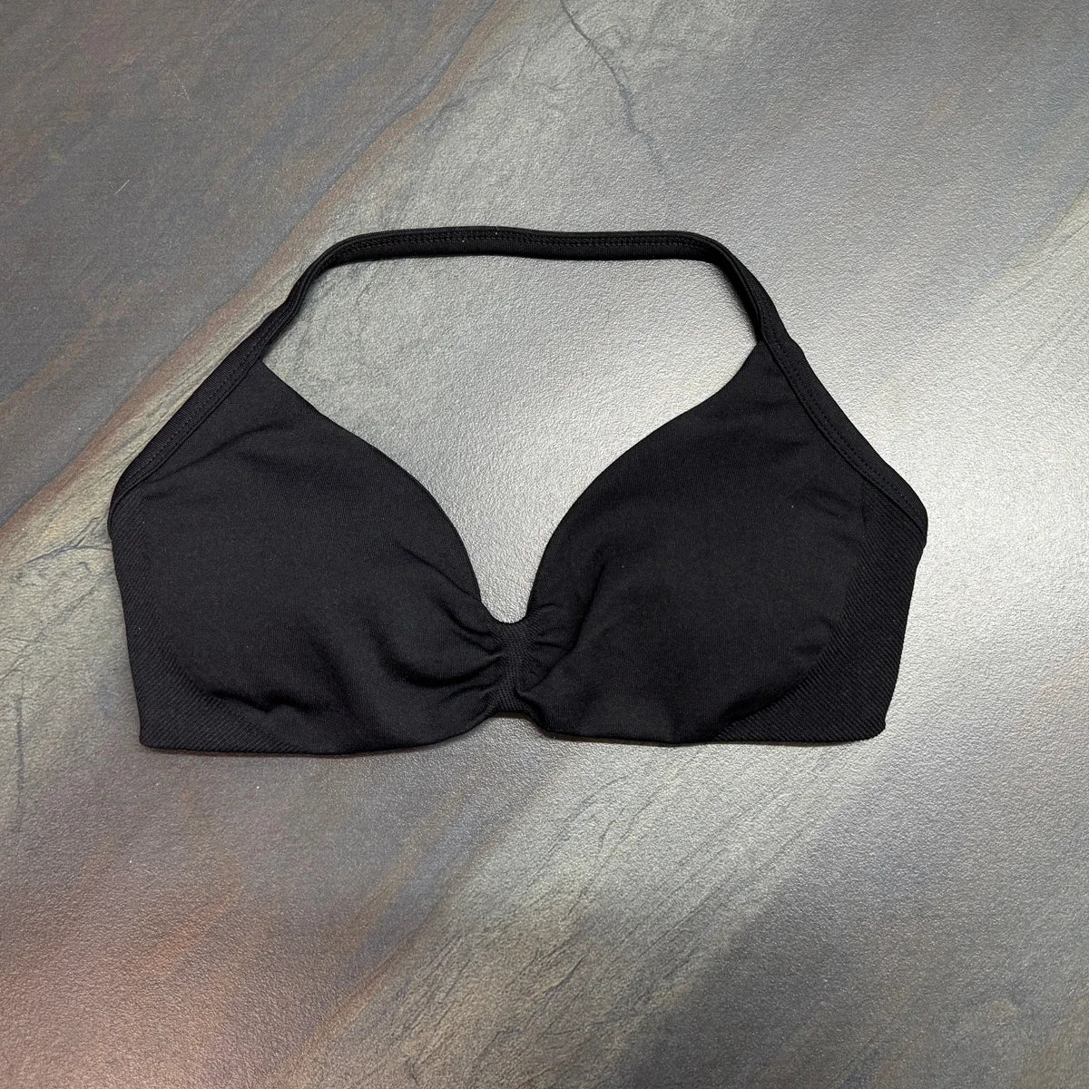 Minimal Halterneck Sports Bra