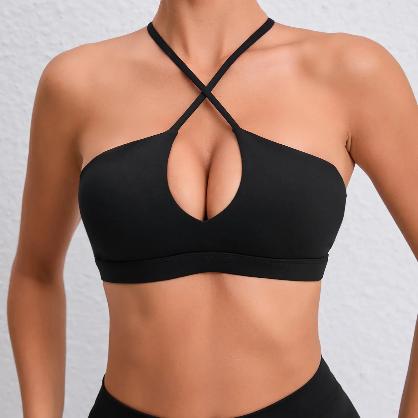 Cross front Sports bra